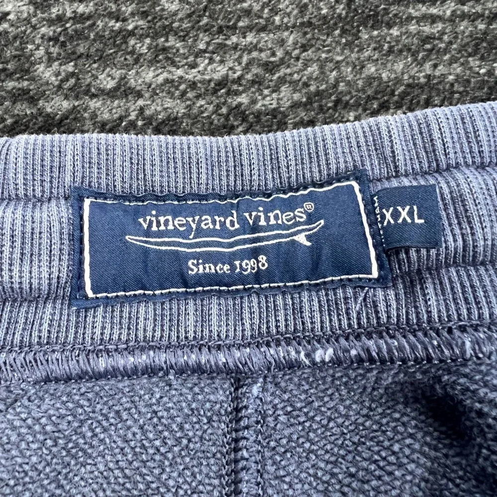 Vineyard Vines Sweat Shorts Mens XXL Blue Elastic Drawstring French Terry 0356
